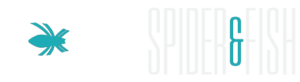 Spider&Fish - Logo white
